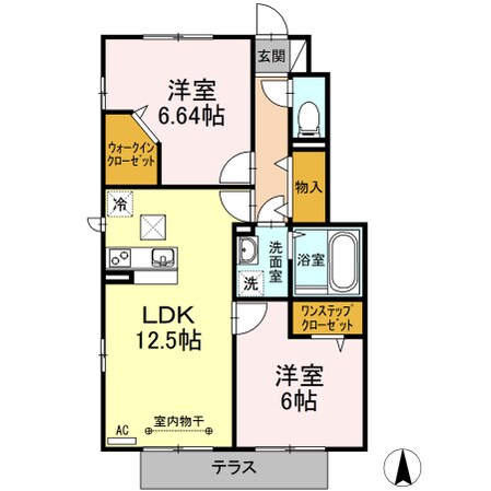 新百合ヶ丘駅 バス19分  餅坂下車：停歩2分 1階の物件間取画像